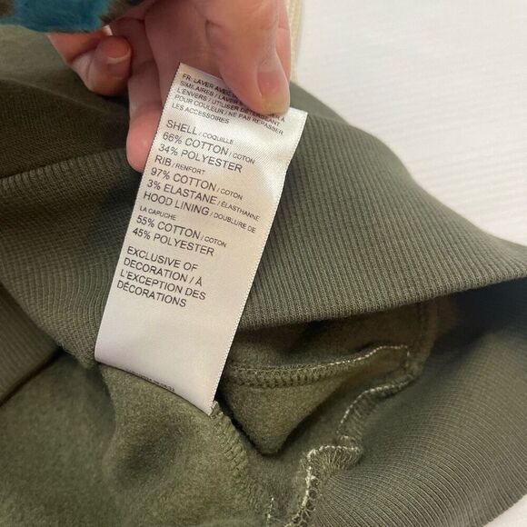 NWT Puma Dark Olive Patched Up Hoodie Sweatshirt Size Medium New - Picture 6 of 9